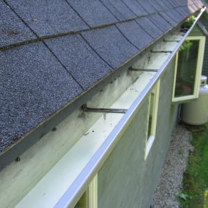 After gutter cleaning